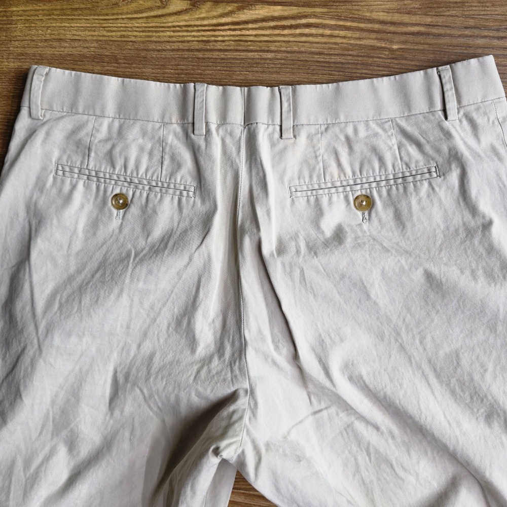 Banana Republic Classic Fit Chino Pants Mens 34x34 Khaki Tan Straight Leg Pants - Picture 5 of 9